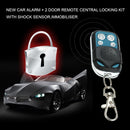 NEW CAR ALARM + 2 DOOR REMOTE CENTRAL LOCKING KIT