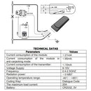 Universal 2.4GHz Car Alarm Immobilizer Circuit Cut Off Anti Hijacking Theft Security with G-sensor