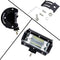 2Pcs 5inch 72W LED Light Bar Spot Beam Work Light Driving Fog Light Road Lighting for Jeep Car Truck SUV Boat Marine