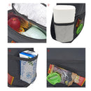 Car Seat Auto Back Ice Pack Bag Organizer Multi Pocket Travel Storage Bag Cooler Bags Admission Cloth Compact Vehicle Item Storage Holder Backseat Organizers