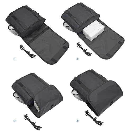 Car Seat Auto Back Ice Pack Bag Organizer Multi Pocket Travel Storage Bag Cooler Bags Admission Cloth Compact Vehicle Item Storage Holder Backseat Organizers