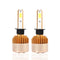 Car LED Headlight Bulb Gold Automobile Headlights Kits 6500K White Light 40W COB Chip Lamp Conversion H1/ H4/ H7/ H11