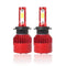 Super Bright LED Headlight Car Head Light Conversion Lamp Kit 40W 6500K Auto COB Chip Light Bulb Red H1/ H4/ H7/ H11