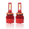 Super Bright LED Headlight Car Head Light Conversion Lamp Kit 40W 6500K Auto COB Chip Light Bulb Red H1/ H4/ H7/ H11