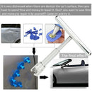 19pcs Short Puller Slide Hammer Tabs Suction Cup Hand of Cars Paintless Dent Repair Tools Kit Suit of Auto