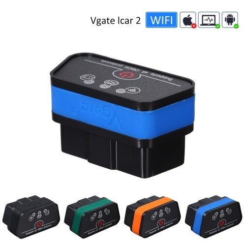 محول أداة تشخيص Vgate iCar2 WiFi لهواتف Android/PC/IOS قارئ رمز الهاتف