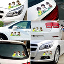 Quelima 1Pc Cute Cartoon Waterproof  Football Pattern Car Sticker