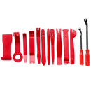 13pcs Pry Disassembly Tool Red Auto Car Audio Dash Tirm Panel Installer Dashboard Removal Opening Repair Tools Kit Interior Door Modeling Clip Set