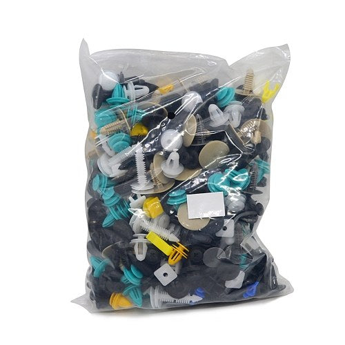 500Pcs Universal Mixed Vehicle Bumper Clips Retainer Fastener Rivet with Car Removal Tool