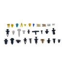 500Pcs Universal Mixed Vehicle Bumper Clips Retainer Fastener Rivet with Car Removal Tool