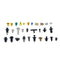 500Pcs Universal Mixed Vehicle Bumper Clips Retainer Fastener Rivet with Car Removal Tool