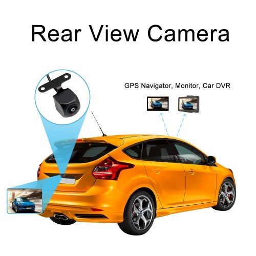 Waterproof HD 170 Degree  Fisheye Lens Nolight Night Vision Car Reverse Backup Rear View Camera CCTV Parking Camera