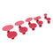 10pcs Rose Red Mixed Pulling Drawing Gasket Tool of Cars Paintless Dent Repair Tools of Auto