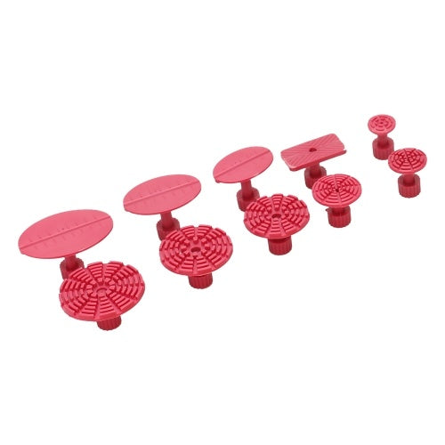 10pcs Rose Red Mixed Pulling Drawing Gasket Tool of Cars Paintless Dent Repair Tools of Auto