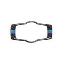 Carbon Fiber Interior Buttons Headlight Cover Trim Styling Car Stickers 3 Series Accessories