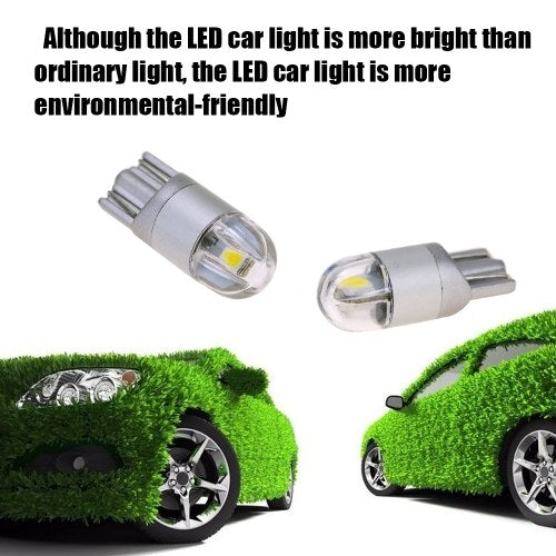 2pcs T10 3030 LED Auto Light Bulbs High Power Highlight Turn Signal Lights Lamp Bulbs Ultra Bright Car LED Lamps Bulb