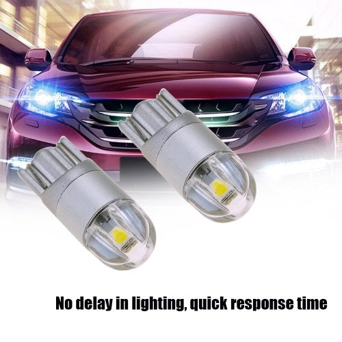 2pcs T10 3030 LED Auto Light Bulbs High Power Highlight Turn Signal Lights Lamp Bulbs Ultra Bright Car LED Lamps Bulb