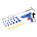 Paintless Car Dent Repair Tool Kit Slide Hammer Puller Tabs +100-240V 100W Hot Melt Glue Gun with Glue Sticks  US