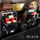 Car Backseat Organizer PU Leather Auto Back Seat Cushion for Kids