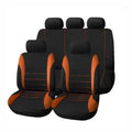 9pcs Universal Car Seat Cover Cloth Art Auto Interior Decoration