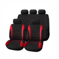 9pcs Universal Car Seat Cover Cloth Art Auto Interior Decoration