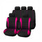 9pcs Universal Car Seat Cover Cloth Art Auto Interior Decoration