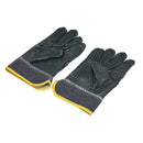 1Pair Leather Gloves for Welding Welder Safety Work Protective Repair Wear-Resistant Gloves Random Color