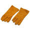 1Pair Leather Long Gloves for Welding Safety Welding Labor Gloves,Orange