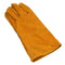 1Pair Leather Long Gloves for Welding Safety Welding Labor Gloves,Orange