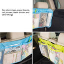 1Pc Car Back Seat Organizer Storage Bag Tissue Box Travel Holder Pouch Black