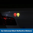 Universal Car Skull Sticker Motorcycle Reflective Sticker