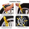 Car Snow Chains Anti Slip Tire 2 Nails - Full TUP Straps Tire Emergency Winter Driving Fits for Universal Cars Truck