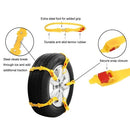 Car Snow Chains Anti Slip Tire 2 Nails - Full TUP Straps Tire Emergency Winter Driving Fits for Universal Cars Truck