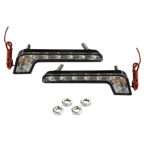 8 مصابيح LED DRL للسيارة أثناء النهار