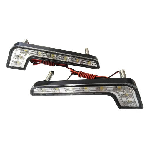 8 مصابيح LED DRL للسيارة أثناء النهار