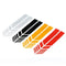 2pcs Rear View Mirror Sticker Reflective Car Stickers