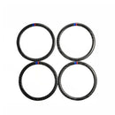 Carbon Fiber Speaker Sound Ring Cover 4 Pcs Car Door Loudspeaker Decoration Ring Frame Cover Trim For BMW F30/F34/3GT/3 Series 2013-2018