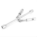 Quelima 17 19 21 23mm 4 Way Socket Wrenches Wheel Cross Wrench Folding Wrench Car Tyre Repair Tools