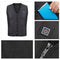 Electric USB Heated Warm Vest Men Women Heating Coat Jacket Clothing