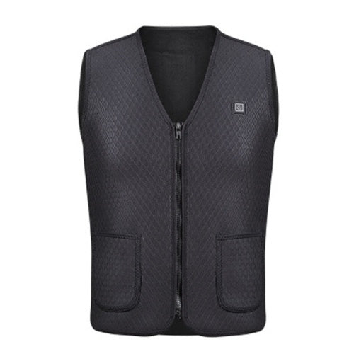 Electric USB Heated Warm Vest Men Women Heating Coat Jacket Clothing