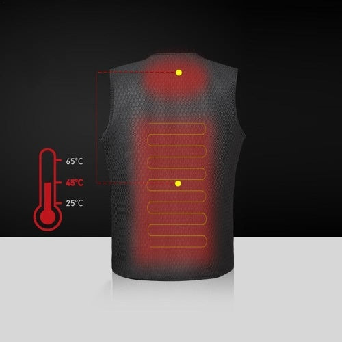 Electric USB Heated Warm Vest Men Women Heating Coat Jacket Clothing