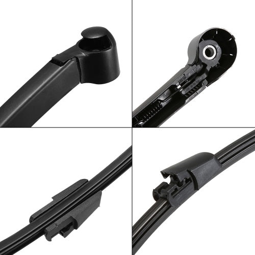 Windshield Rear Back Wiper Arm with Blade Replacement Kit