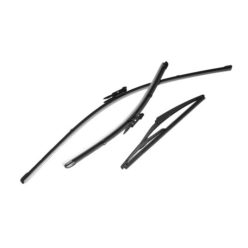 3pcs Windshield Wiper Blades Front Rear Window