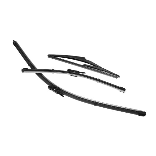 3pcs Windshield Wiper Blades Front Rear Window