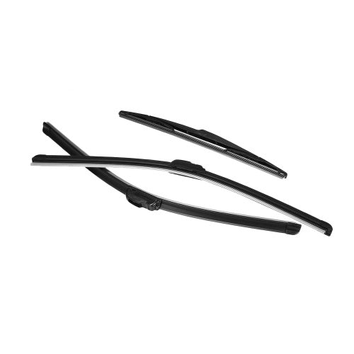 3pcs Front Rear Windshield Windscreen Wiper Blade