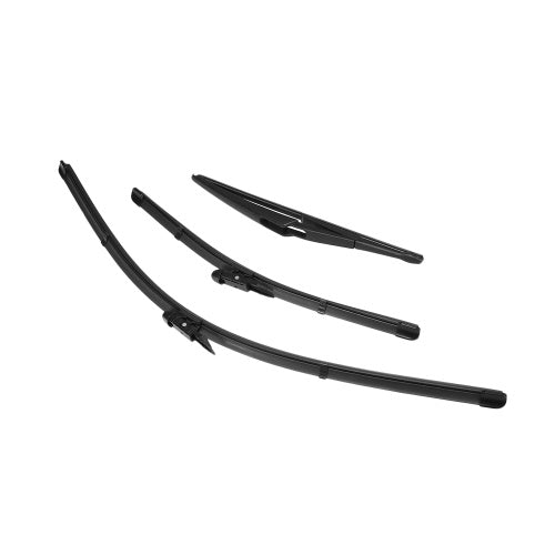 3pcs Front Rear Windshield Wiper Blades