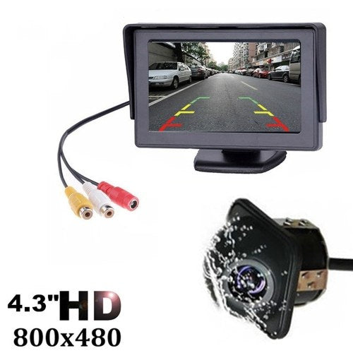 4.3 Inch TFT LCD Car Rear View Backup Monitor Camera Kit