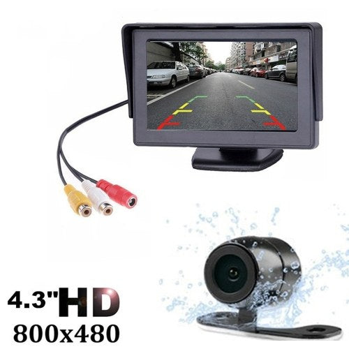 4.3 Inch TFT LCD Car Rear View Backup Monitor Camera Kit