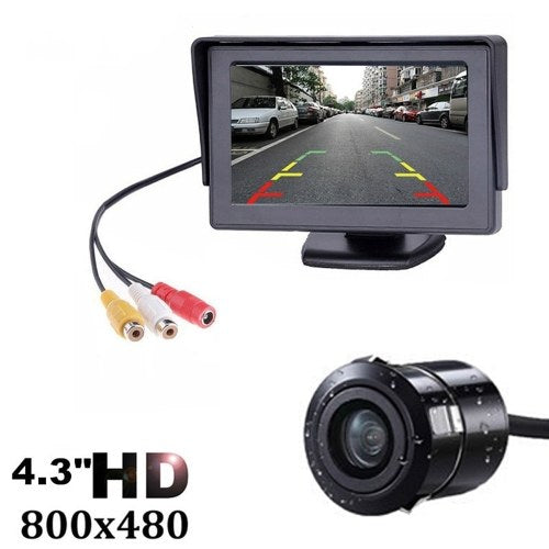 4.3 Inch TFT LCD Car Rear View Backup Monitor Camera Kit