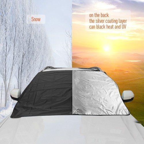 Car Windshield Snow Cover Window Cover 210x120cm Sunshade Snow Covers